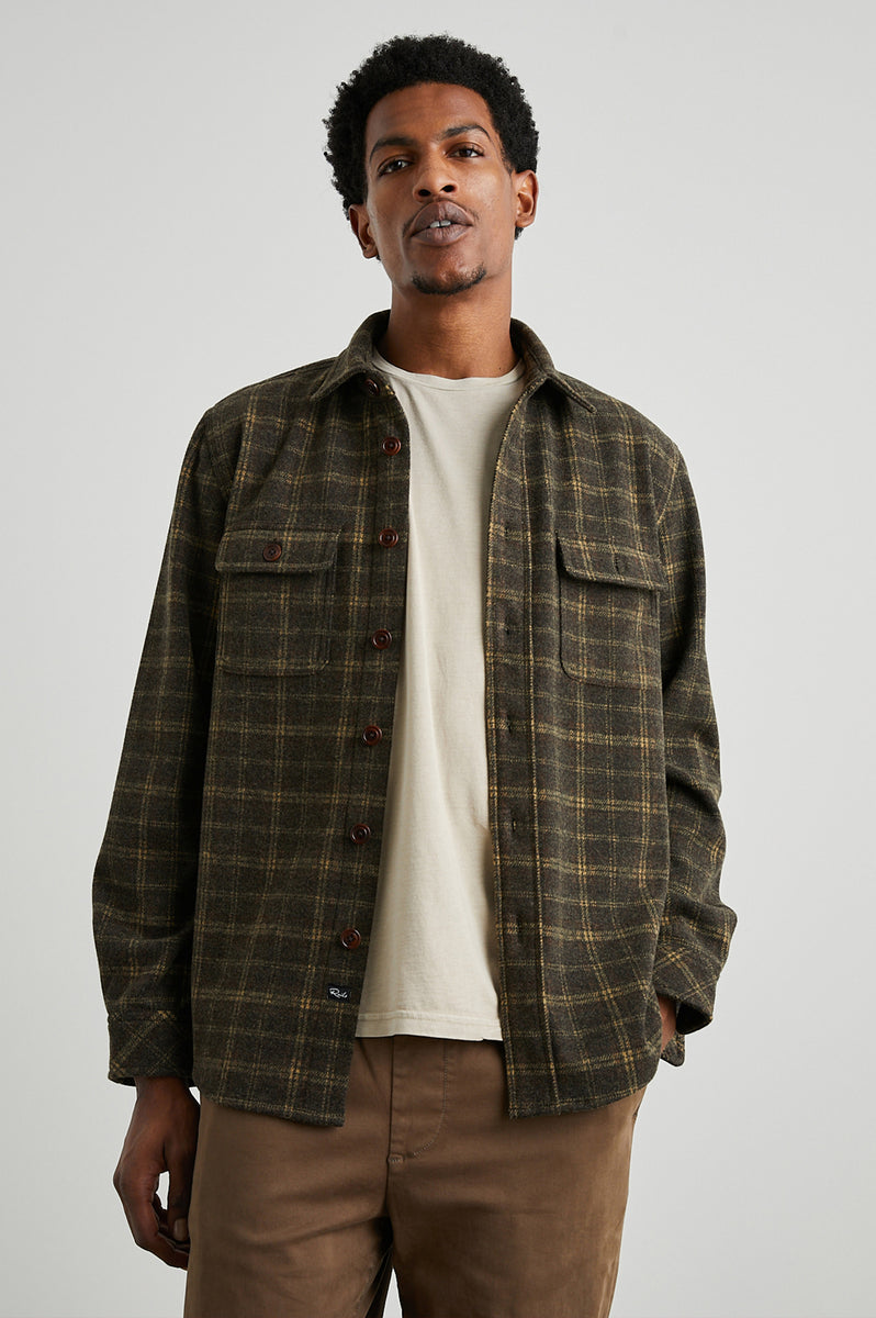 ALDER SHIRT JACKET - SAFFRON EARTH – Rails