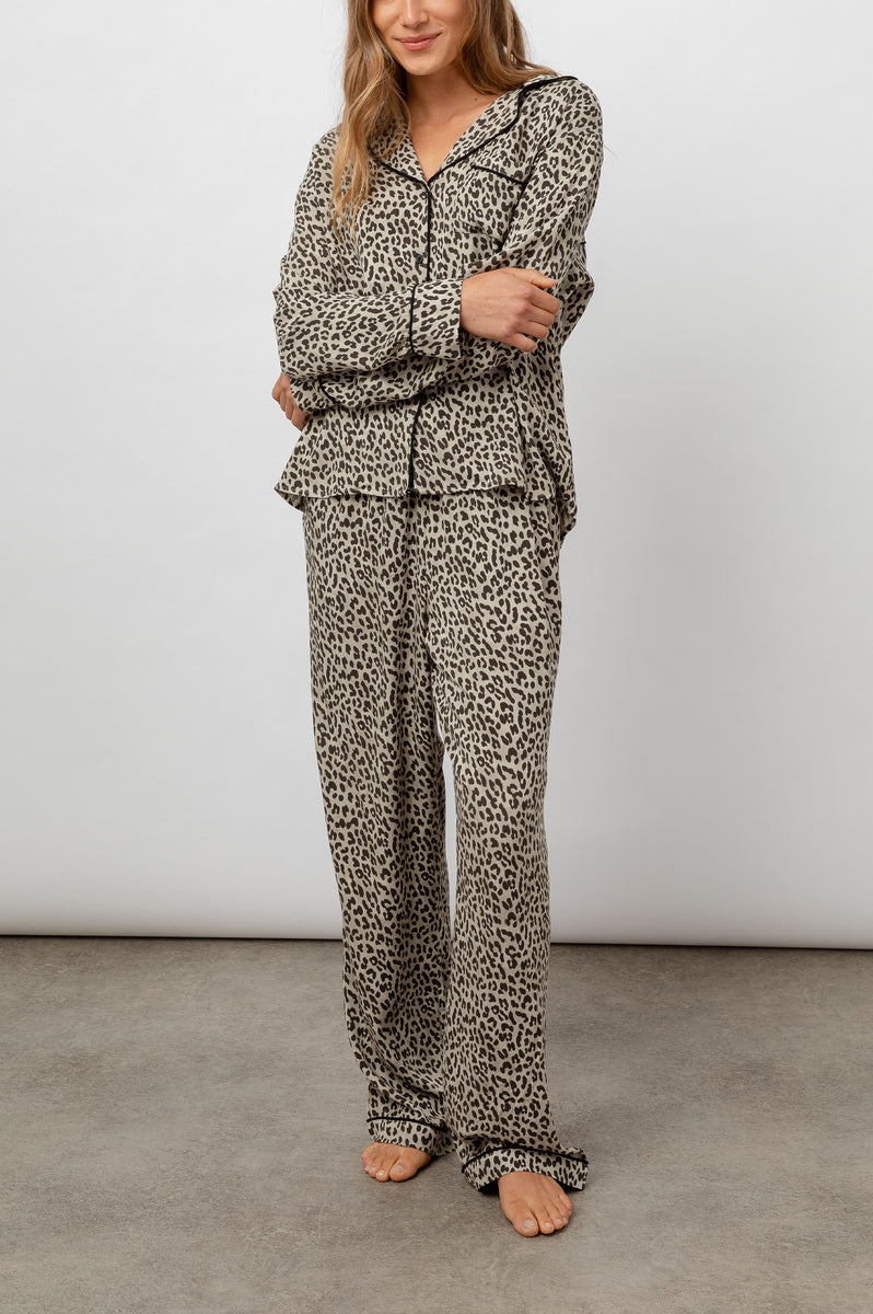 Cheetah pajamas sale