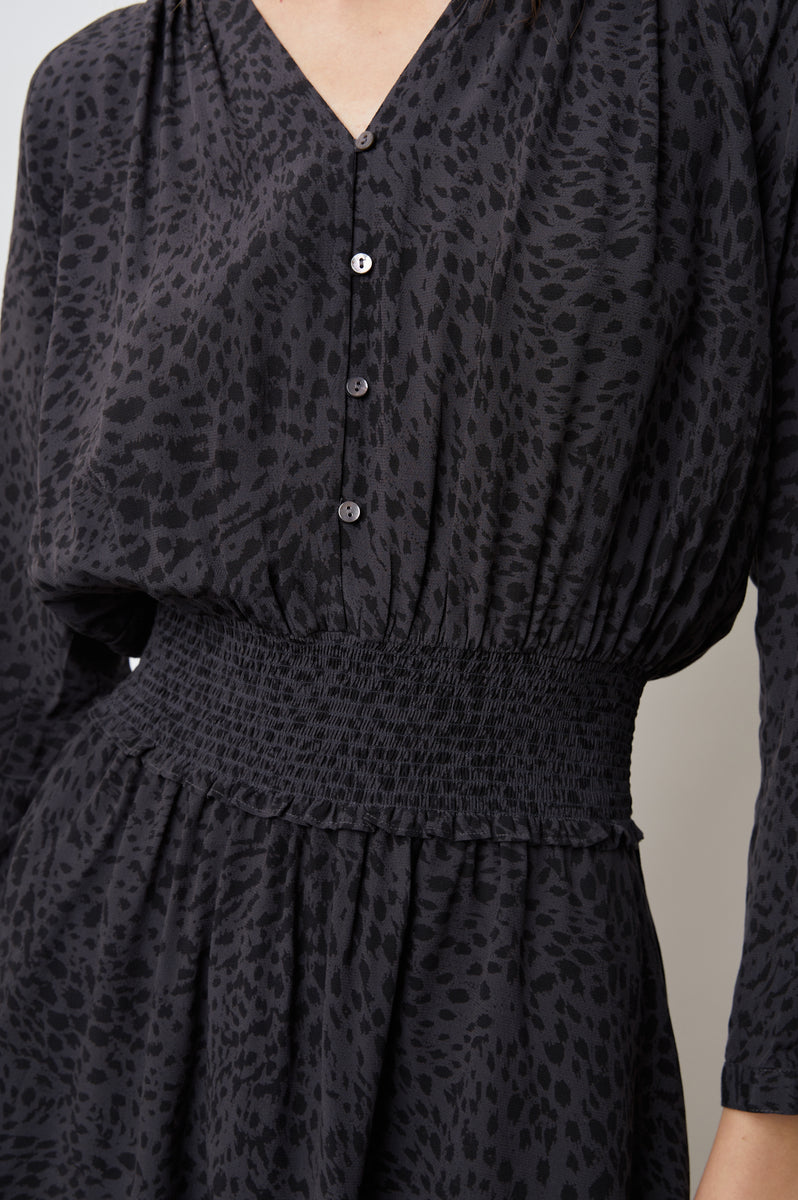 JASMINE DRESS - SPOTTED SLATE – Rails