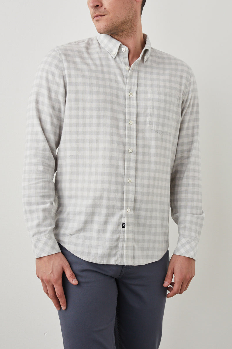 REID SHIRT - ALLOY WHITE MELANGE