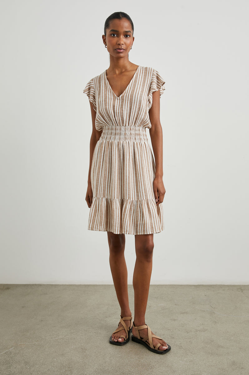 Rails online Shivonne Ivory Daffodil Stripe Dress