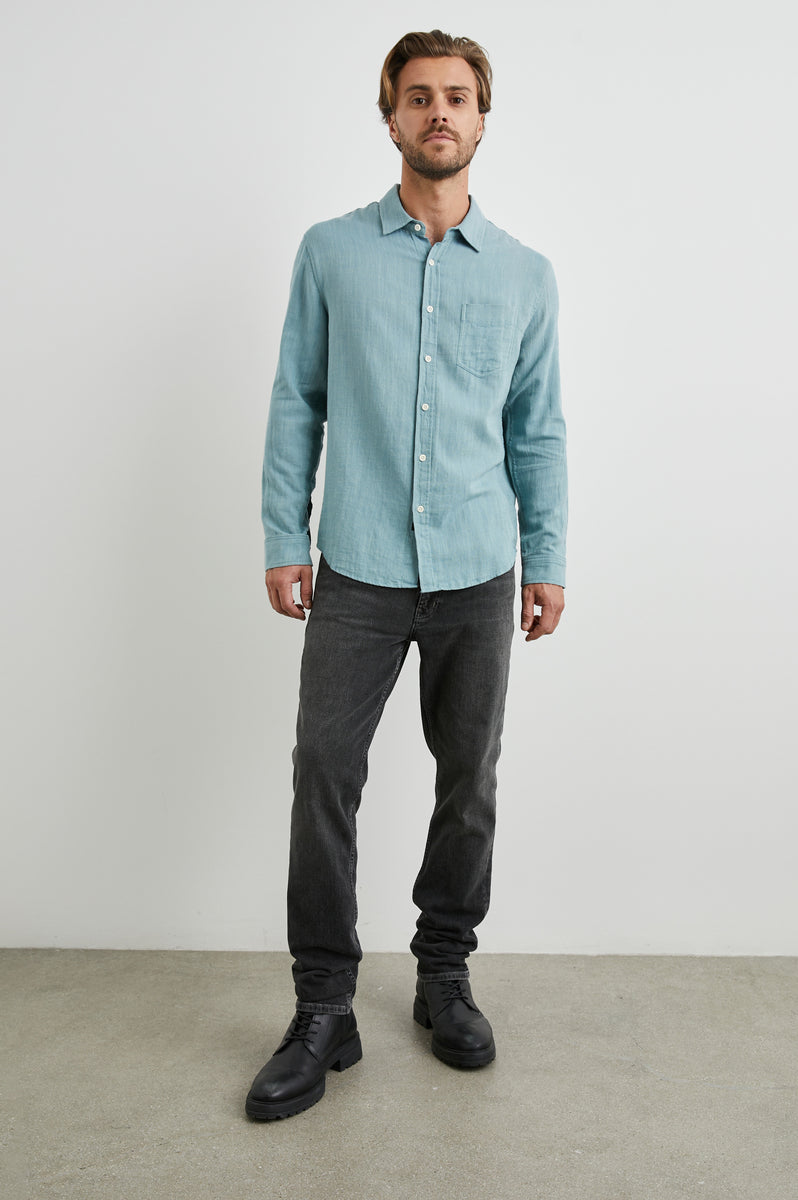 WYATT SHIRT - SEA GREEN – Rails