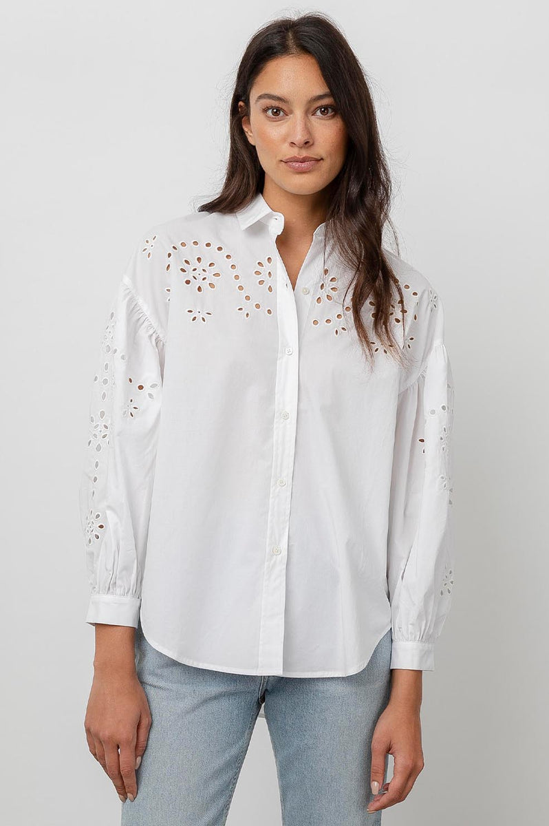 ALISTER SHIRT - WHITE – Rails