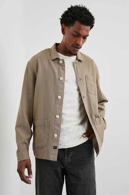 AMBROSE JACKET - BARLEY - FRONT BODY