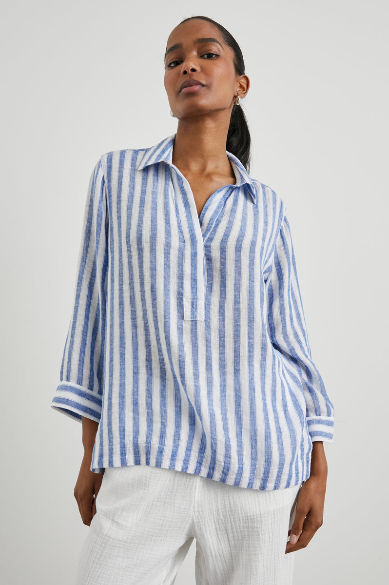 BANKS TOP - CASABLANCA STRIPE – Rails