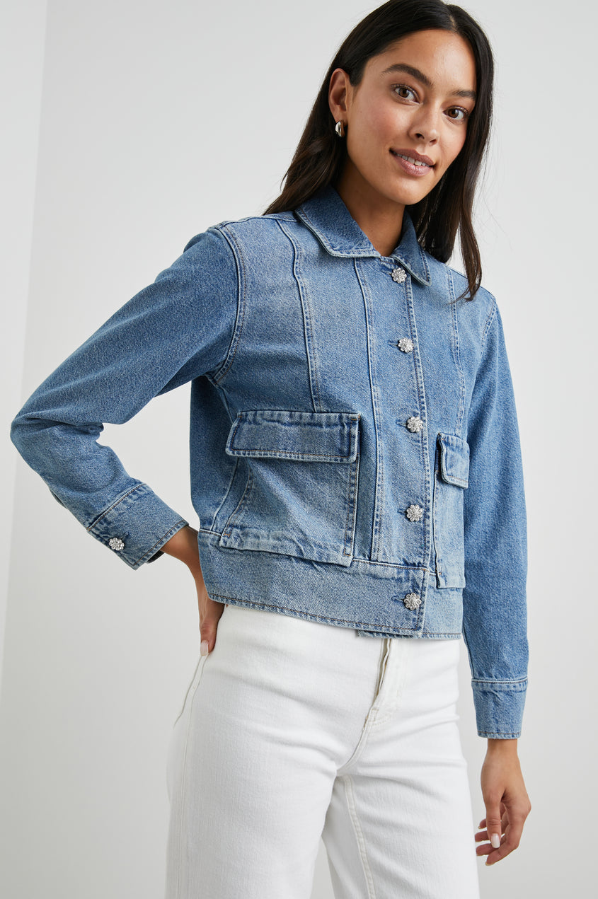 BIANCA JACKET - ORIGINAL BLUE – Rails