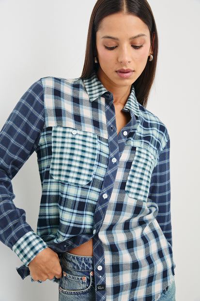 BRANDO-SKY-NAVY-MIXED-PLAID-DETAIL