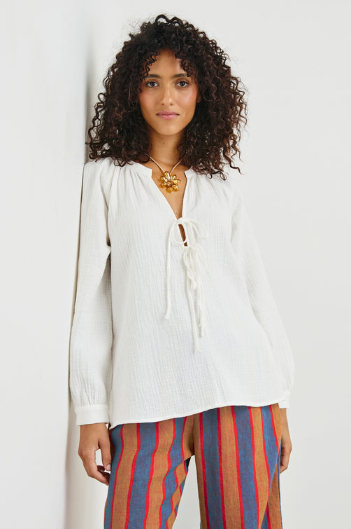 BRIELLE TOP - WHITE