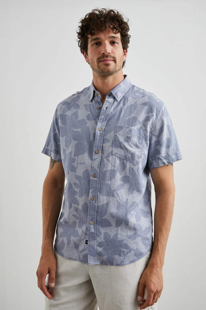 CARSON SHIRT - GARDEN SANDS ORCHID - FRONT BODY