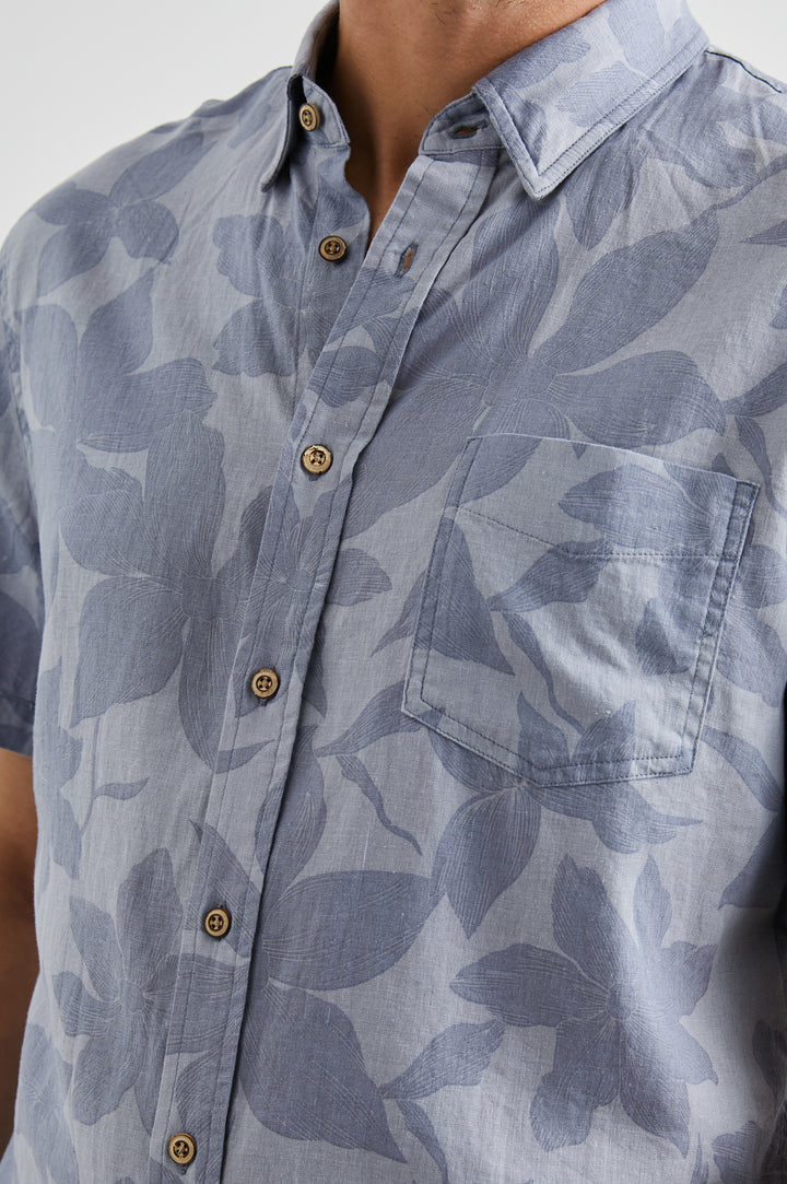 CARSON SHIRT - GARDEN SANDS ORCHID - DETAILS