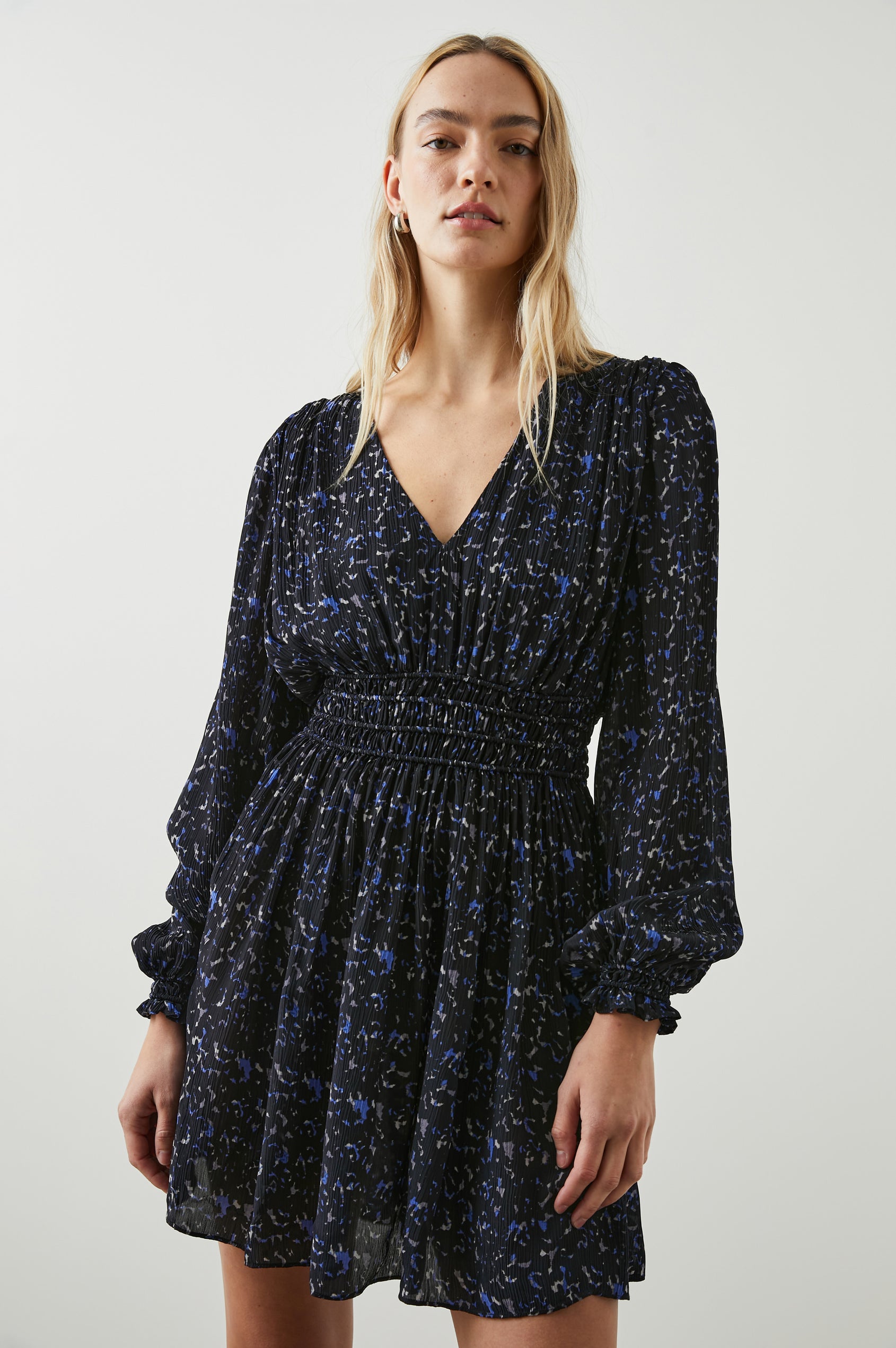 DELANEY DRESS - COBALT STATIC – Rails