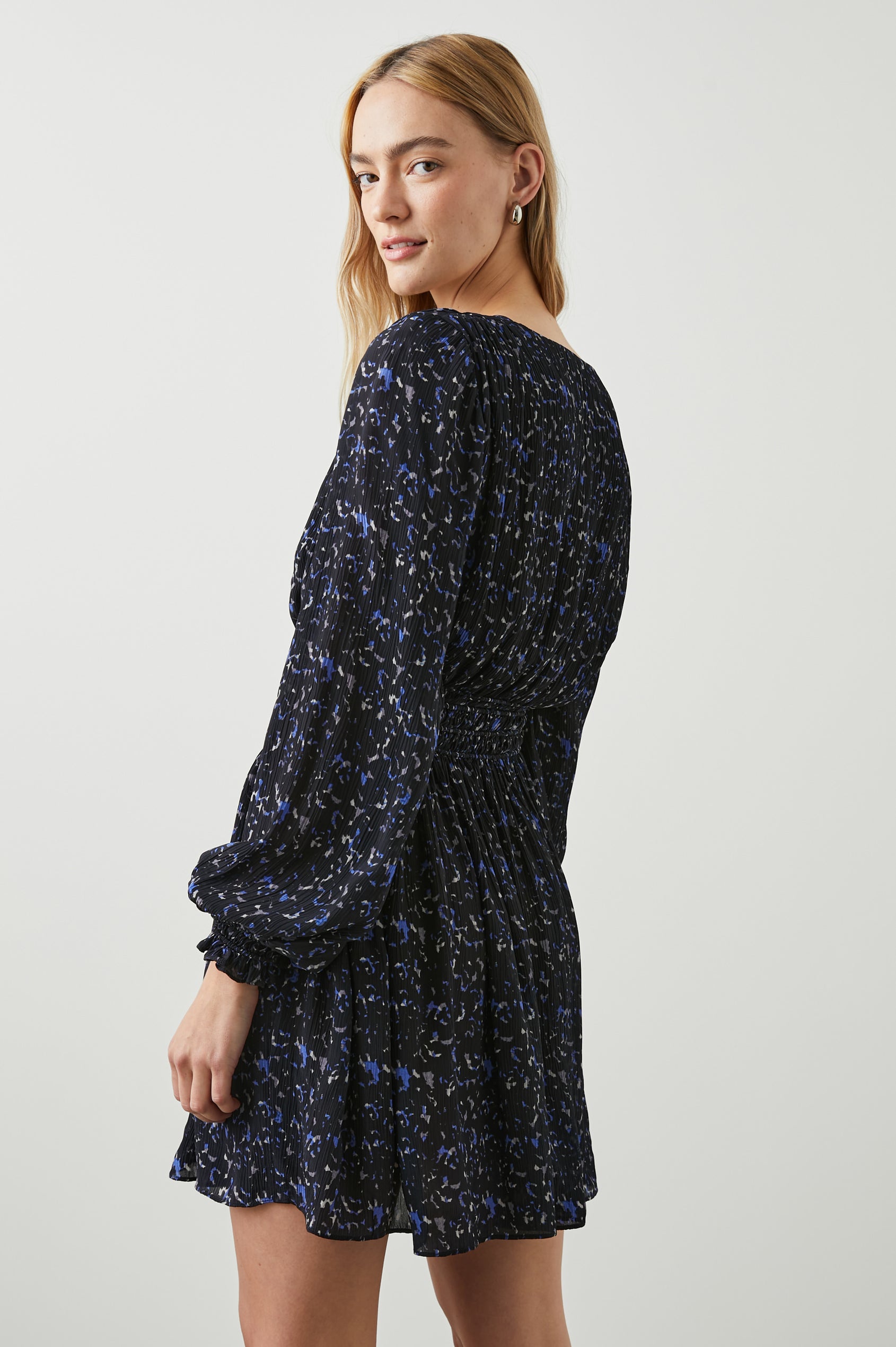 DELANEY DRESS - COBALT STATIC – Rails