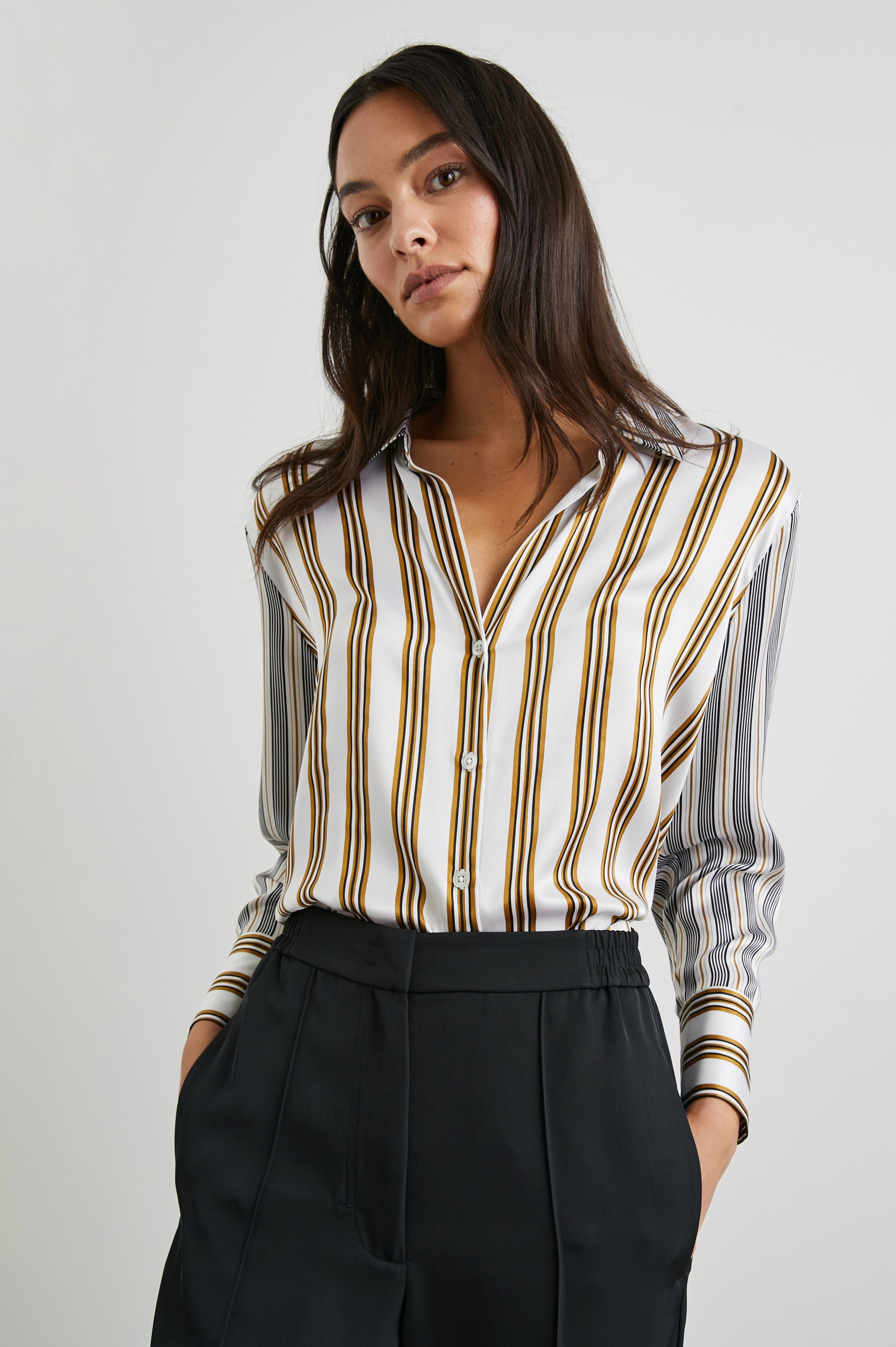 DORIAN SHIRT - MELROSE STRIPE – Rails