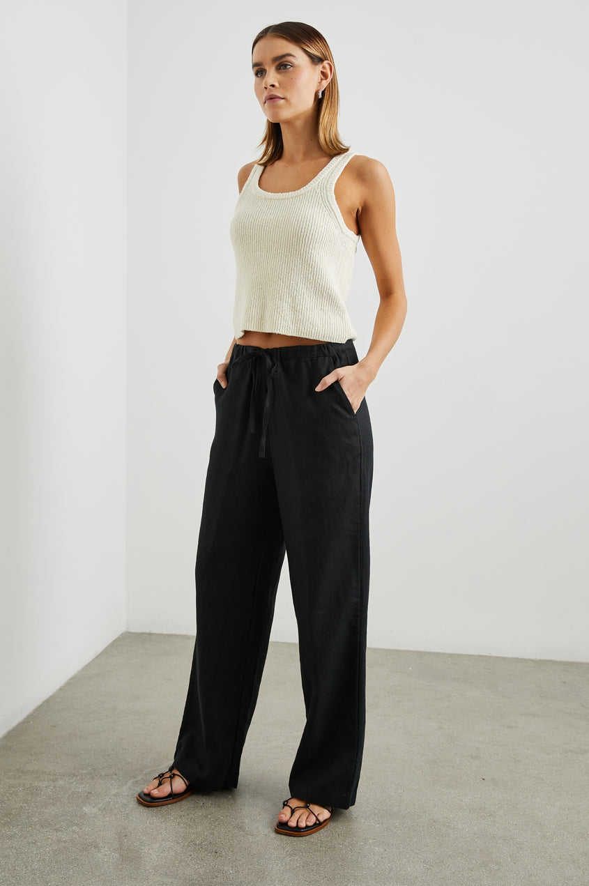 EMMIE PANT - GAUZE WHITE – Rails