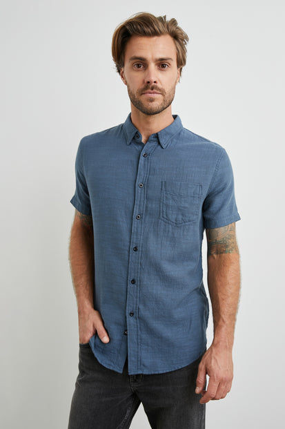 FAIRFAX SHIRT SEA BLUE - FRONT BODY