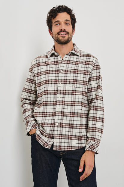 FORREST SHIRT - SANDALWOOD MOSAIC