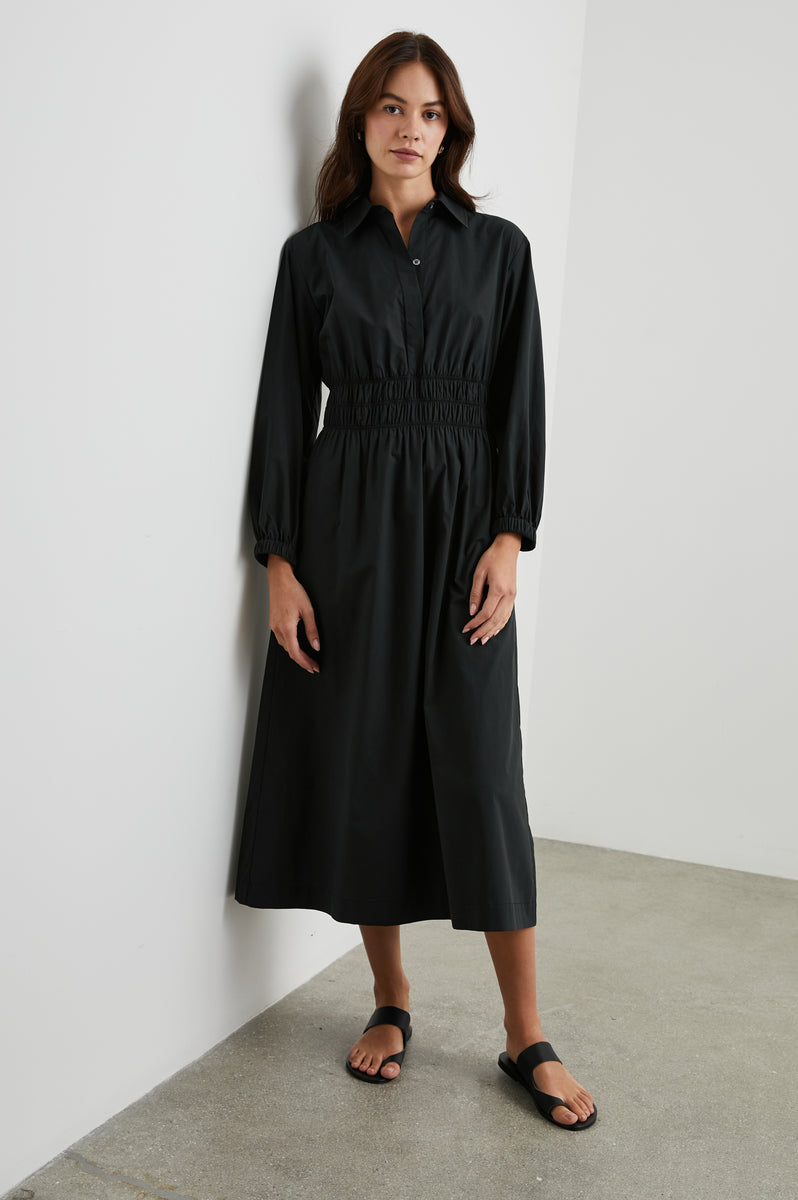 FRAYA DRESS - BLACK – Rails