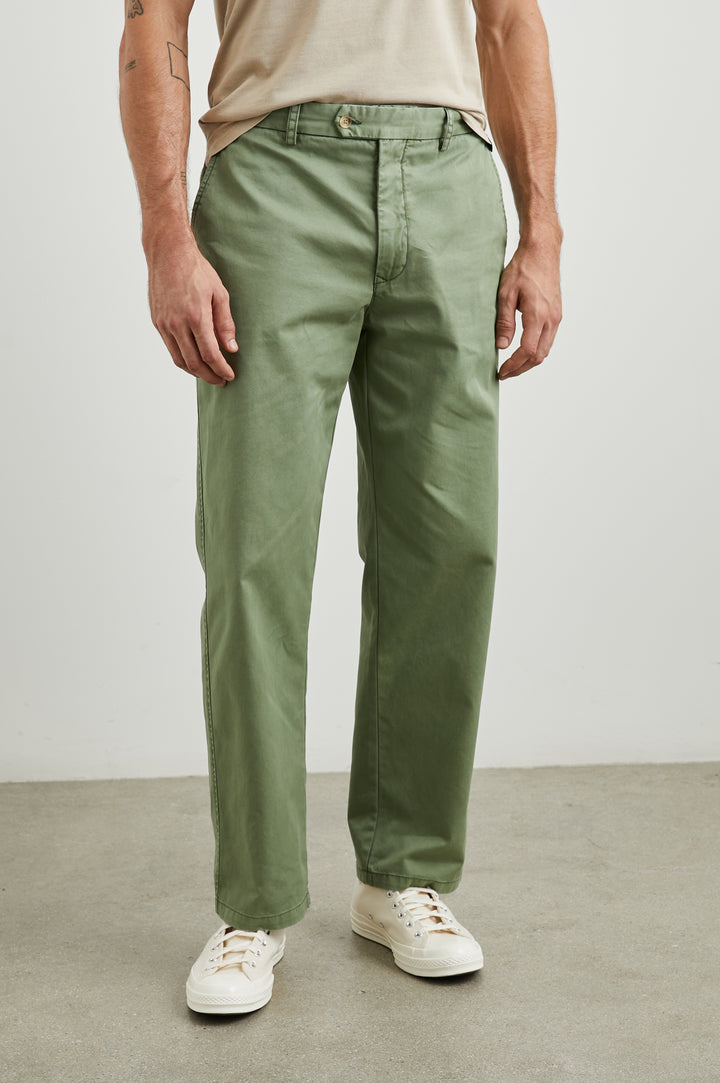 GARRETT PANT - SPRING OLIVE - FULL BODY