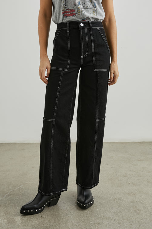 GGETTY CROP UTILITY WIDE LEG - ORCA - FRONT BODY