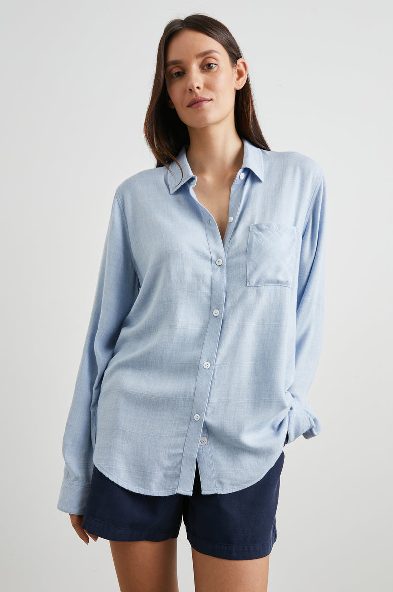 HUNTER SHIRT - CHAMBRAY HEATHER – Rails