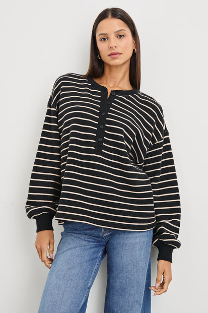 JOAN-BLACK-IVORY-STRIPE-FRONT