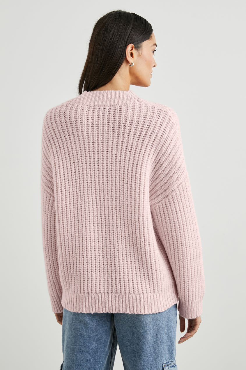 JODIE SWEATER - ROSEWATER – Rails