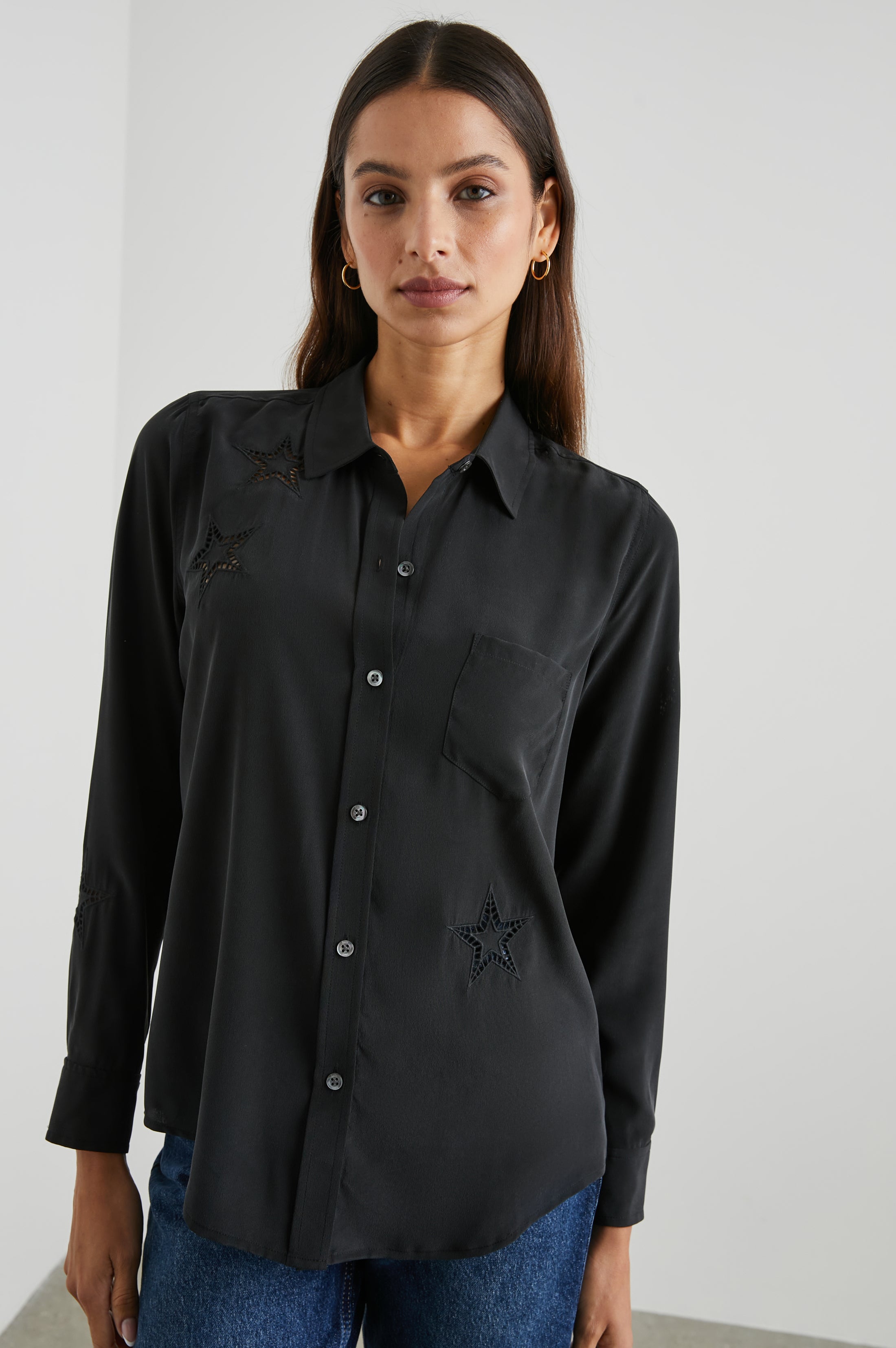 rails kate print shirt