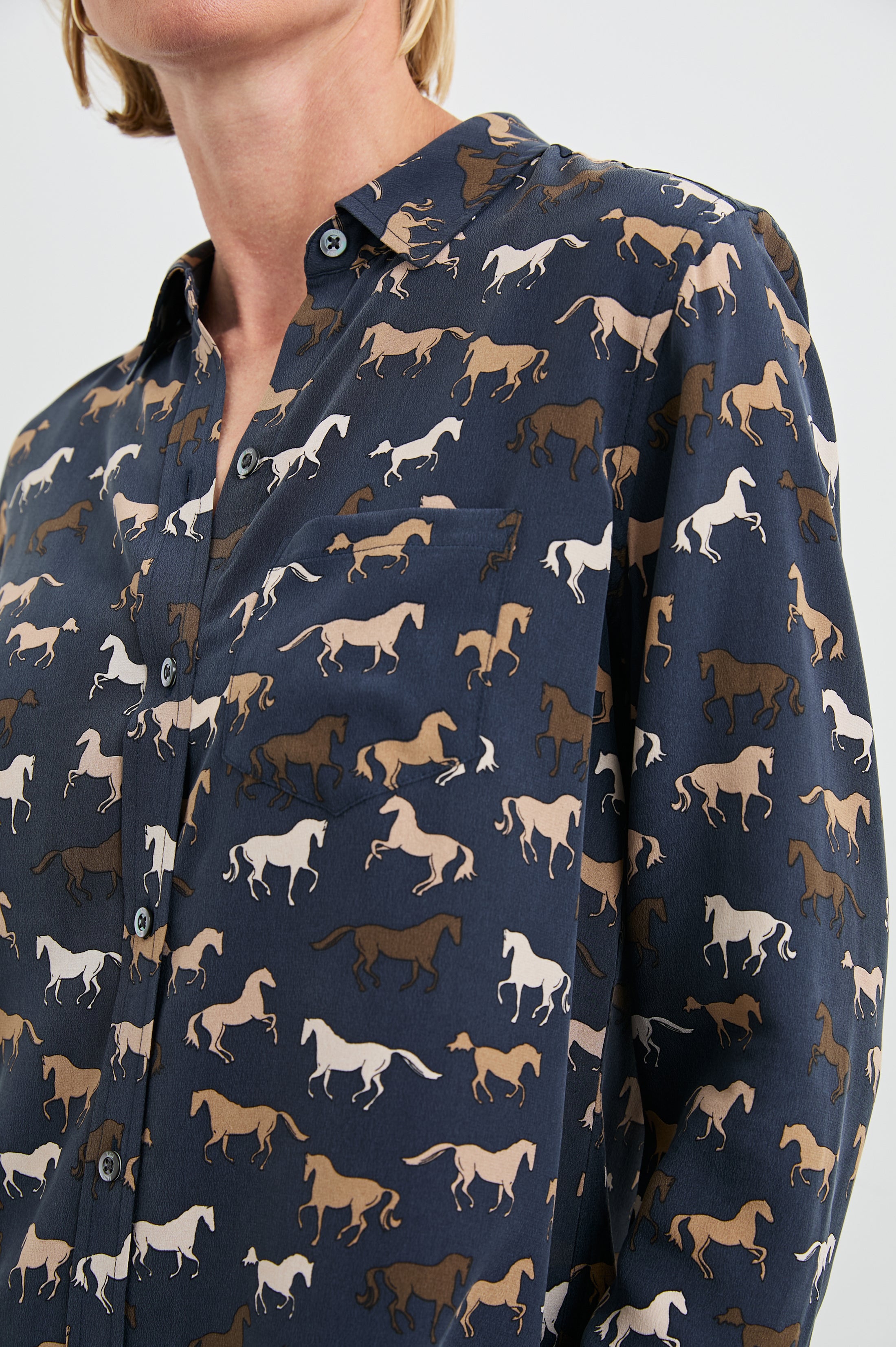 Forever 21 horse blouse online