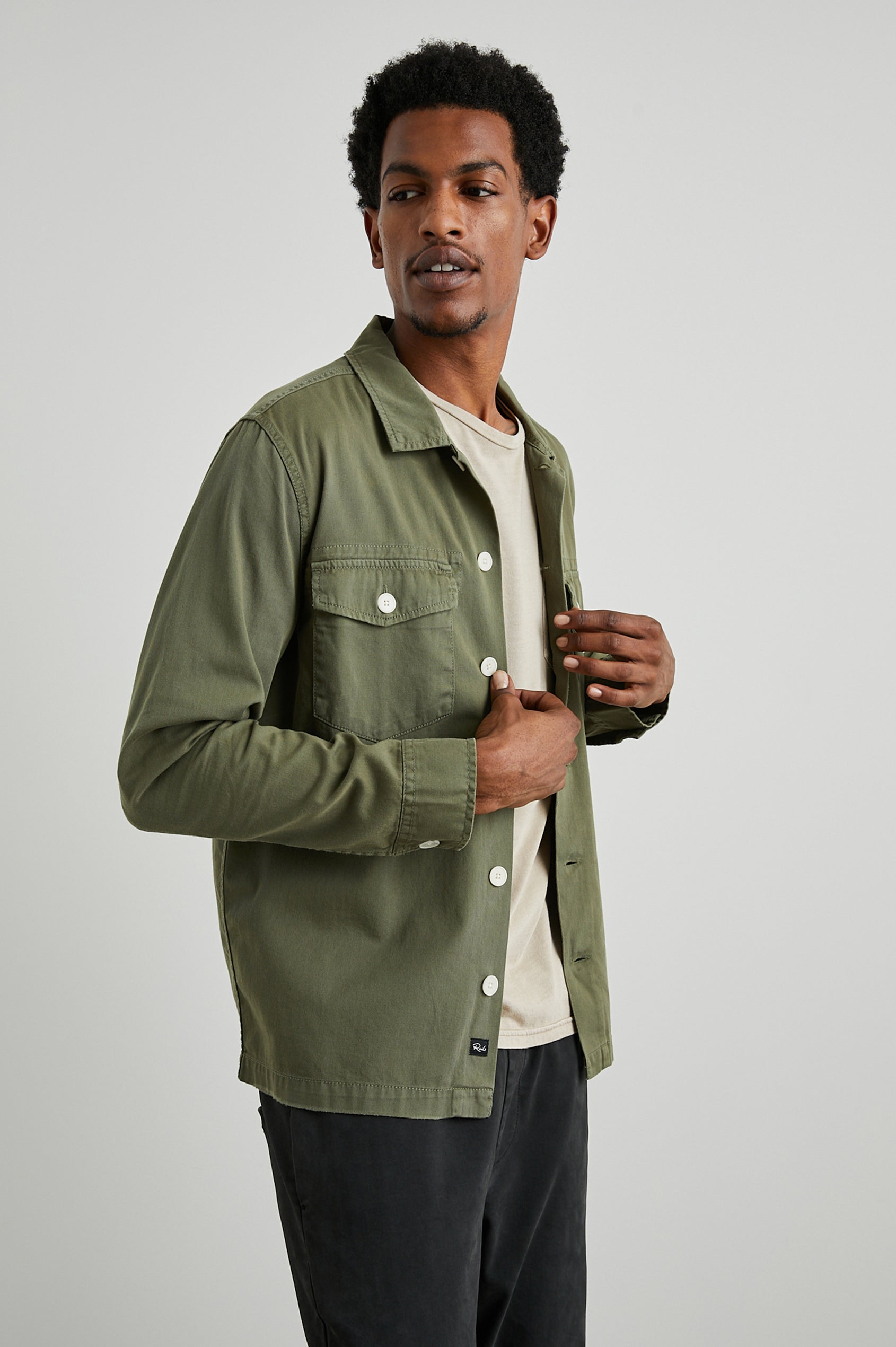 KEROUAC SHIRT JACKET - ALOE – Rails