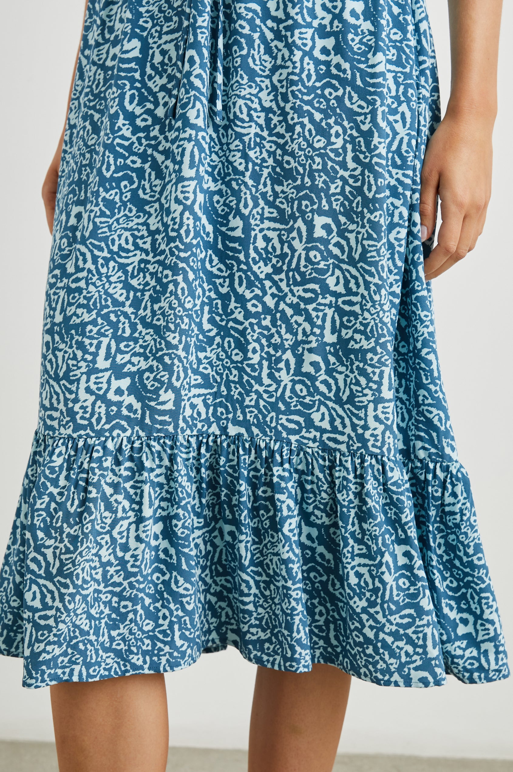 Kiki Dress Blue Havana Rails