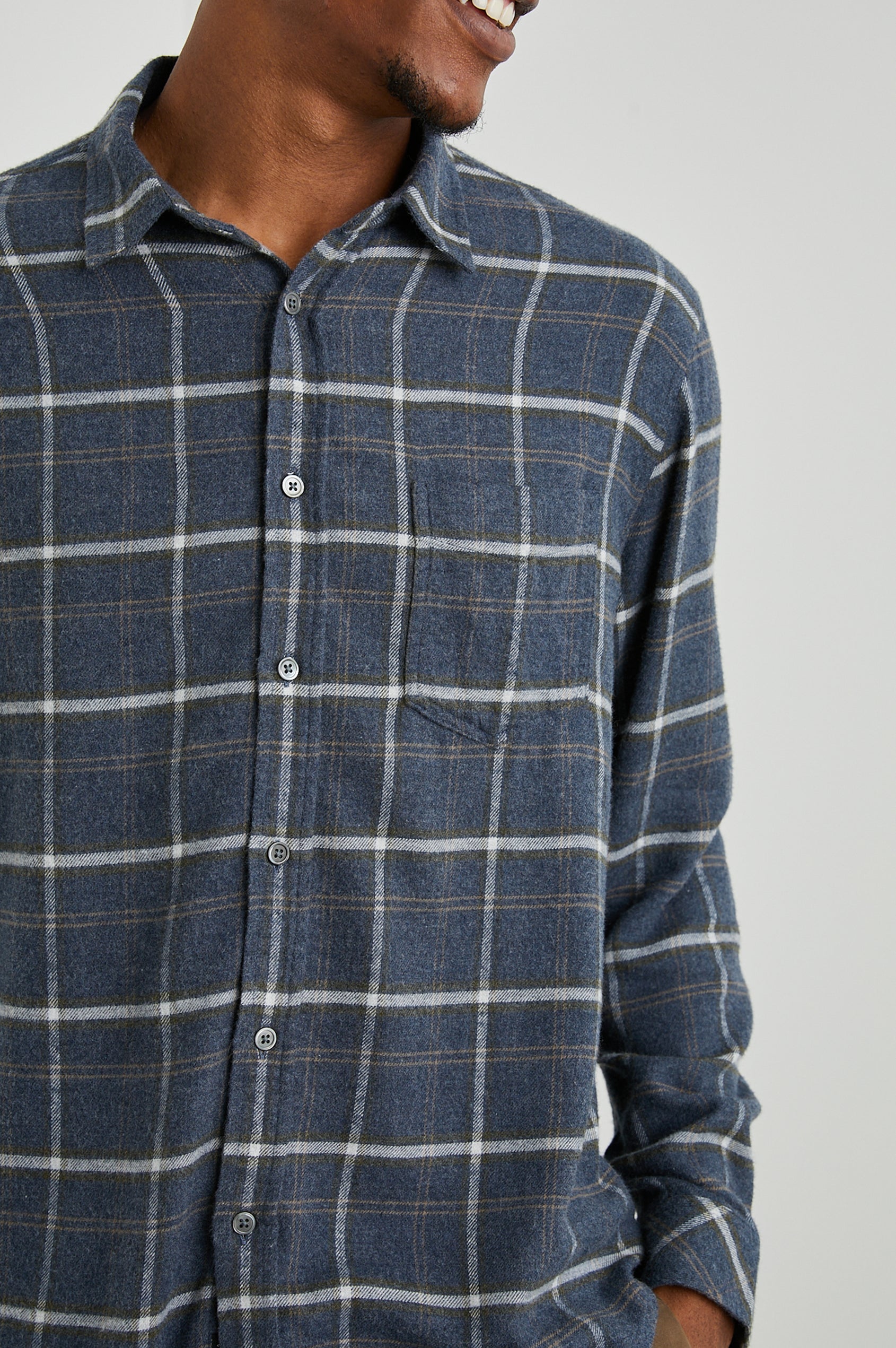 LENNOX SHIRT - SHADOW WHEAT MELANGE