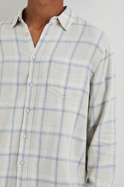 Rails Jackson Plaid Flannel Shirt - White Admiral - shops Medium