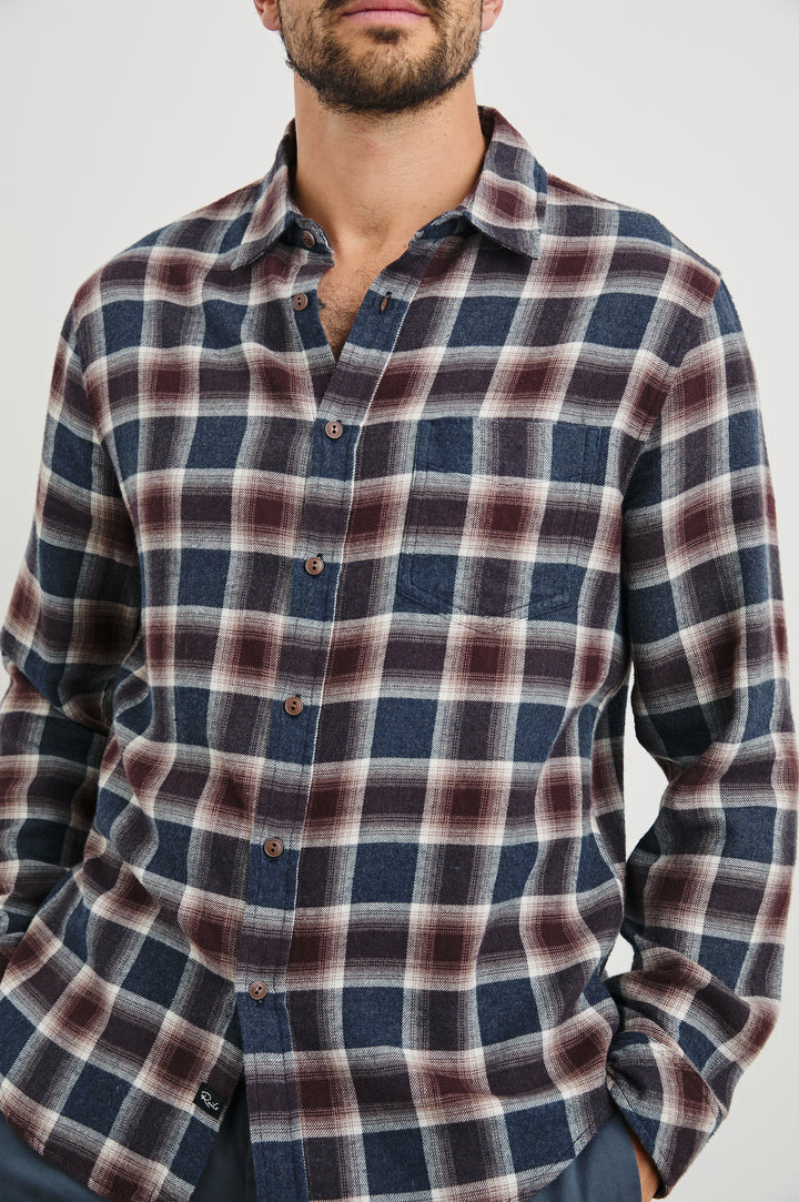 LENNOX SHIRT - ROYAL BORDEAUX