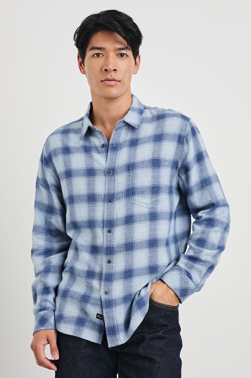 LENNOX SHIRT - WATERFALL SHADOW - FRONT BODY