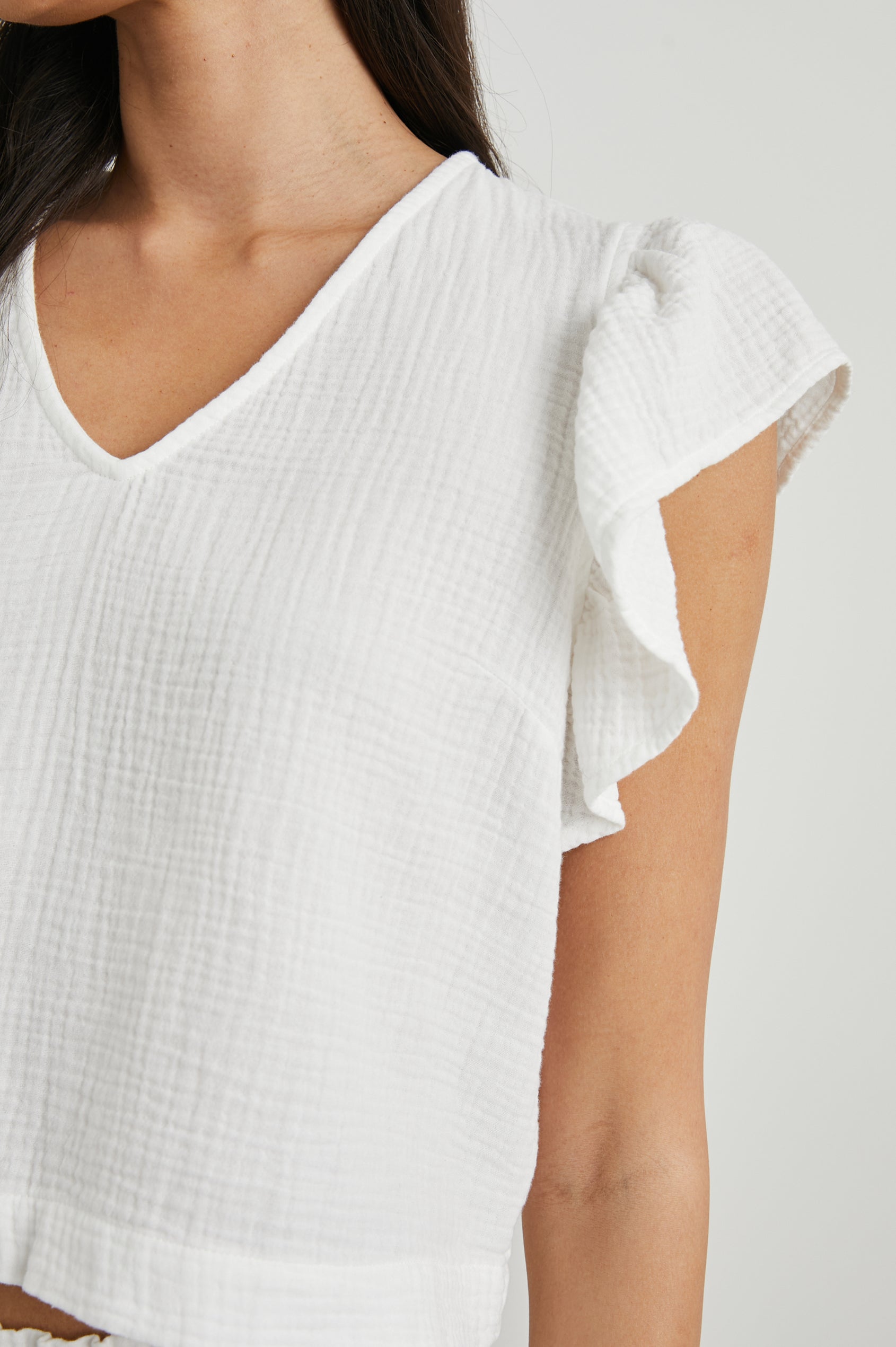 MILEY TOP - WHITE – Rails