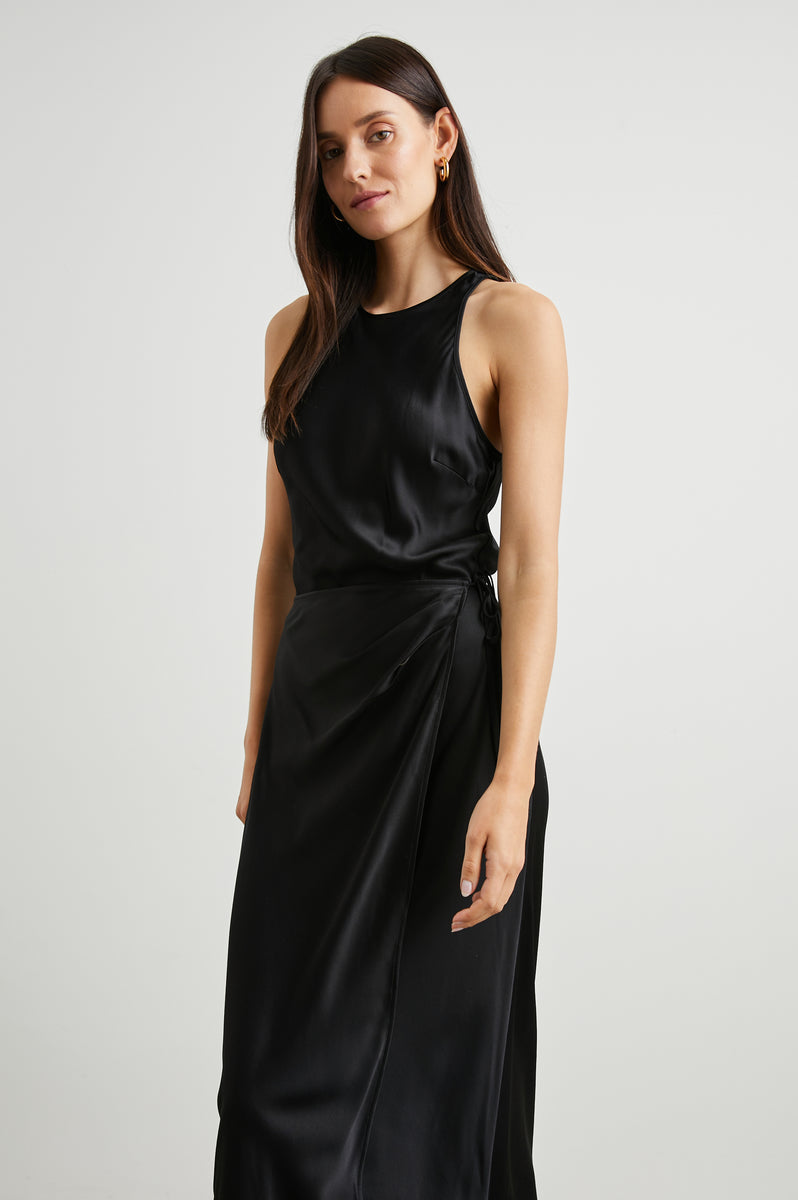 NAVI DRESS - BLACK – Rails