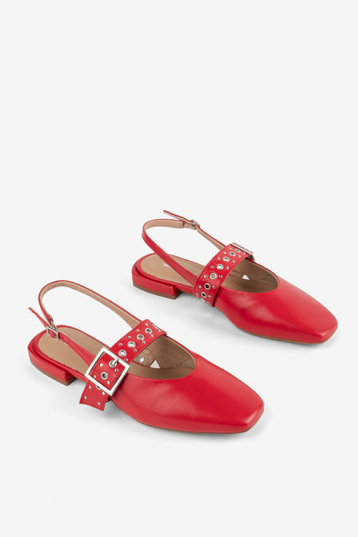 PEARL-BALLET-FLAT-CHERRY PAIR ANGLE