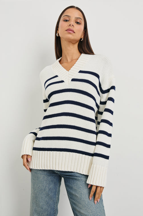 PENNY-IVORY-NAVY-STRIPE-FRONT