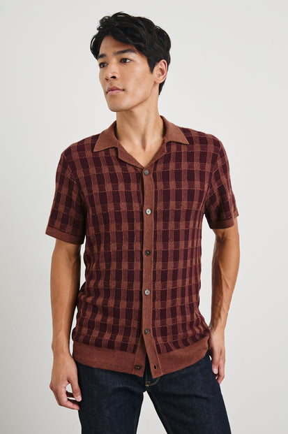 RONAN SHIRT - BRICK UMBER