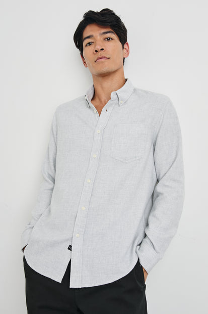 RUNSON SHIRT - HEATHER GREY