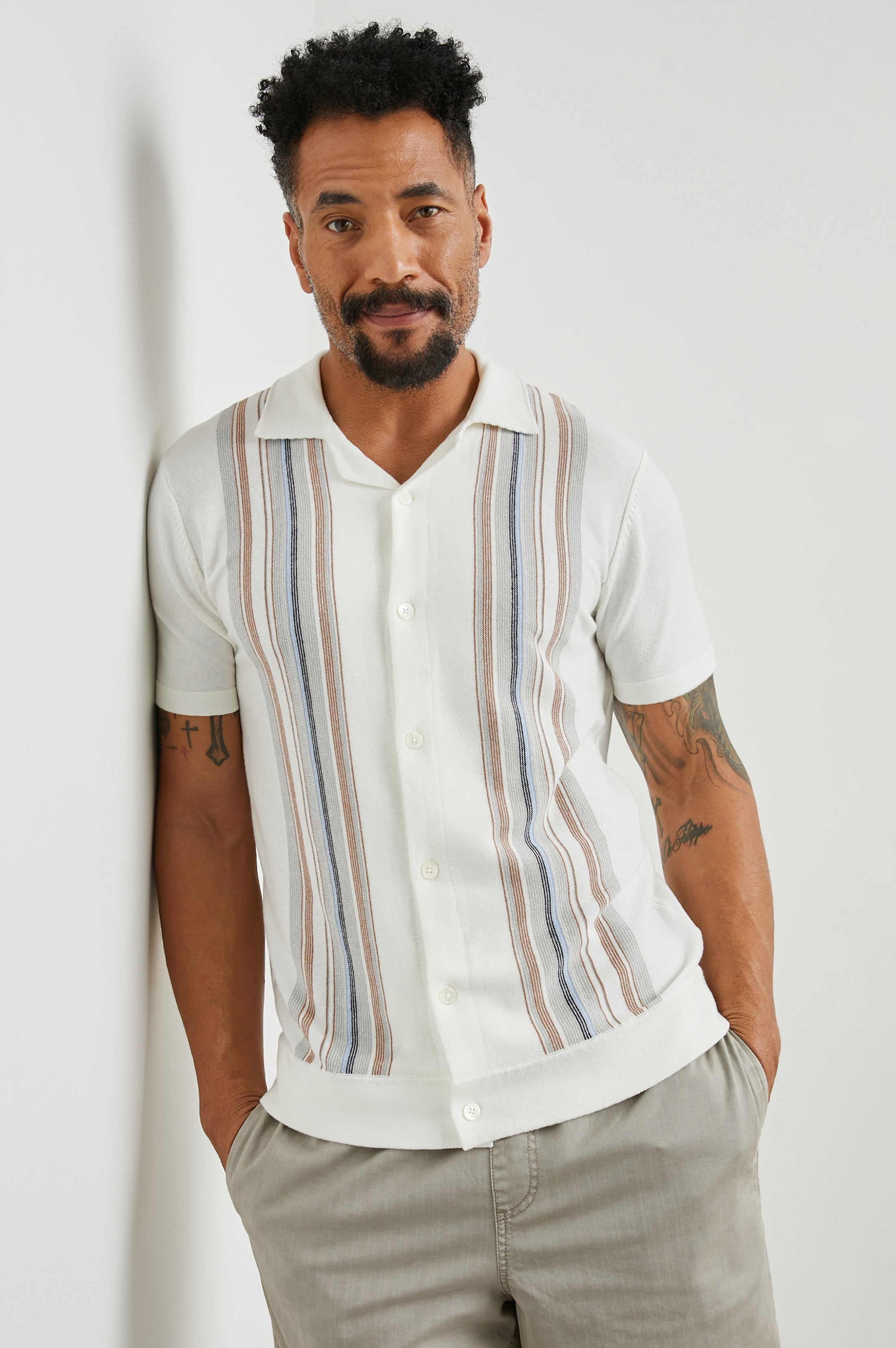 SILAS SHIRT - WHITE MULTI