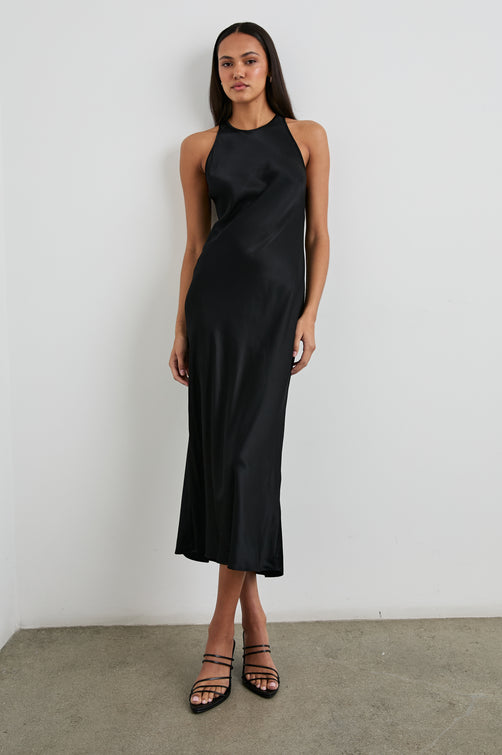 SOLENE DRESS DARK MOSS Rails