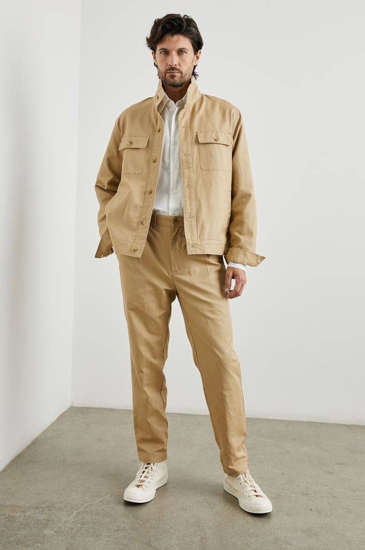 TYRELL JACKET - KHAKI - FULL STYLED