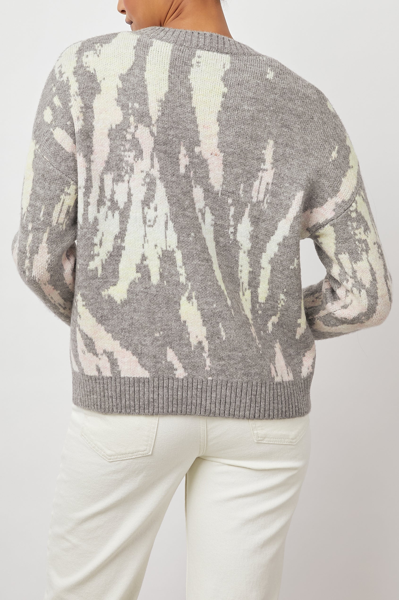 VIRGO SWEATER - GREY TIE DYE – Rails