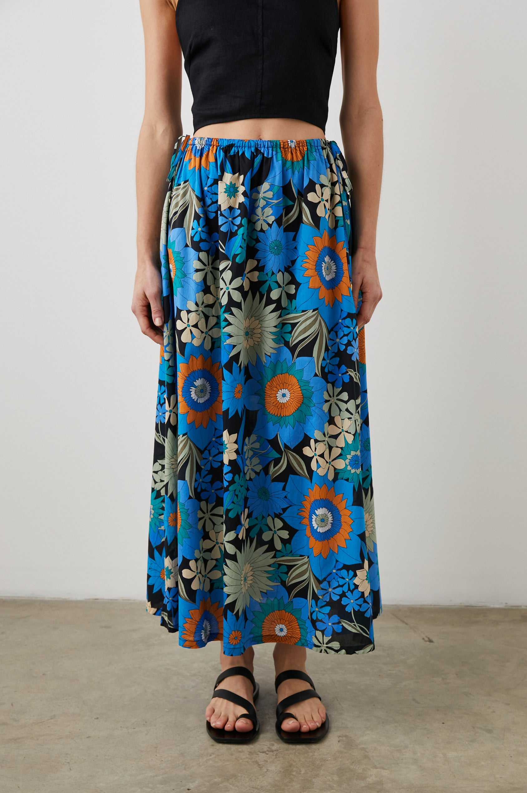 BEECH SKIRT - AZUL WILDFLOWER – Rails