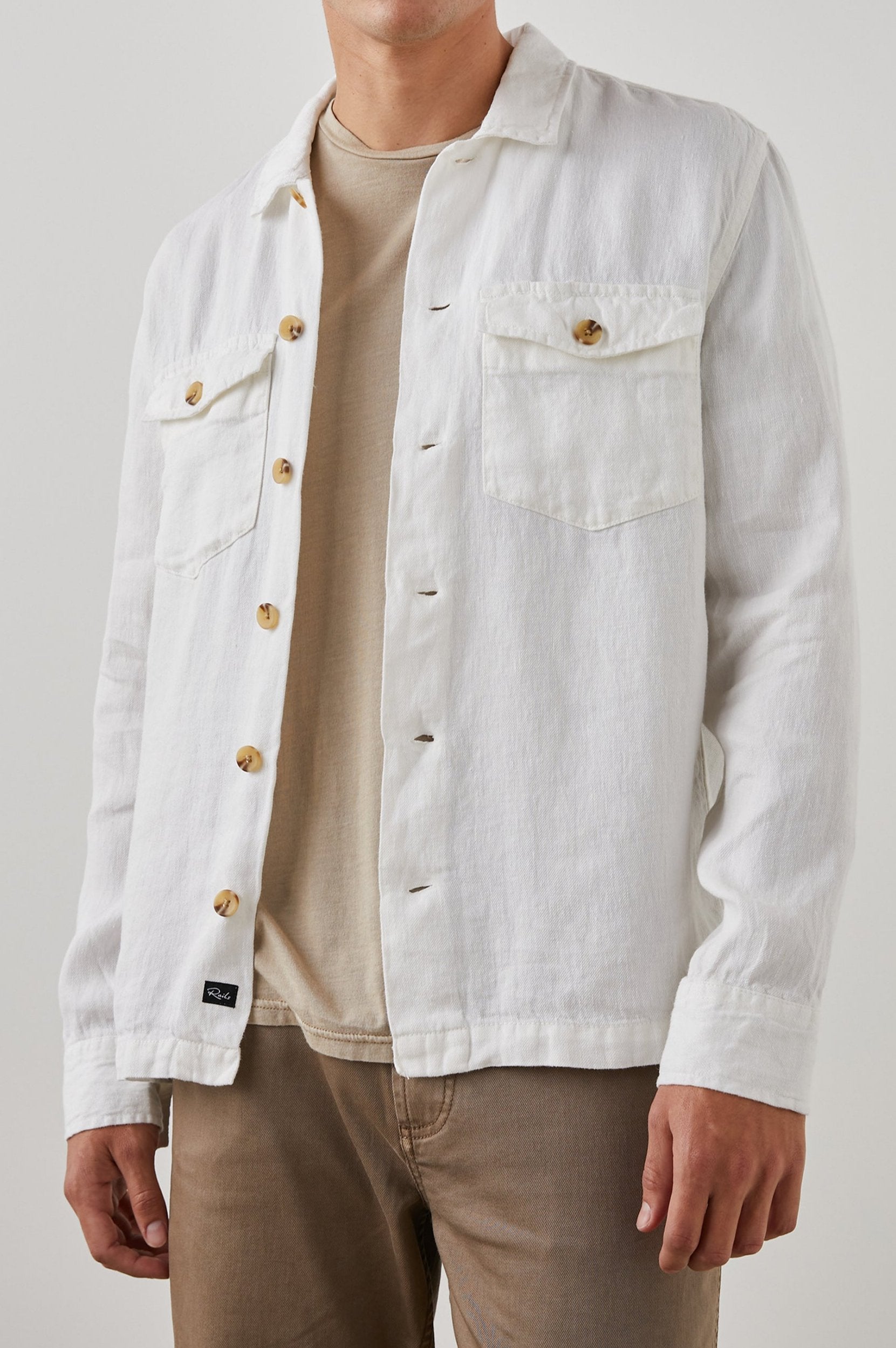 KEROUAC SHIRT JACKET - PARCHMENT