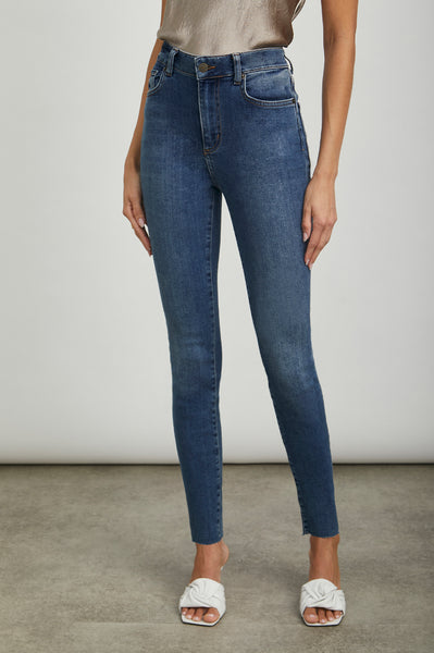 High rise blue shops skinny jeans