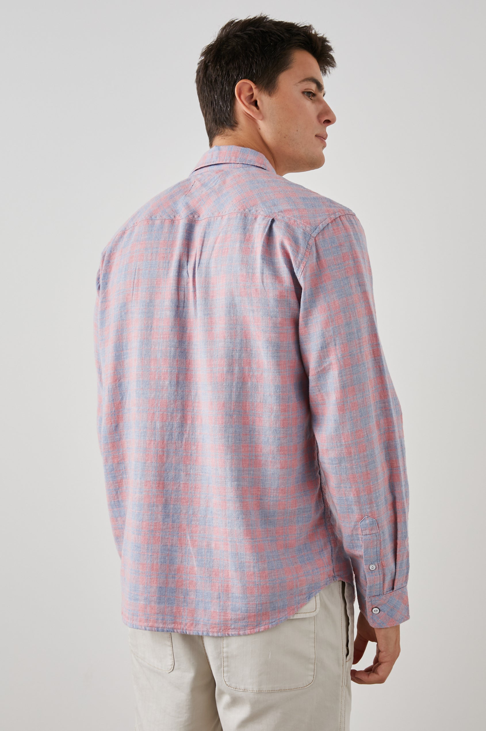 Rails - Men's Wyatt Shirt - Anthrocite Sky Melange - L