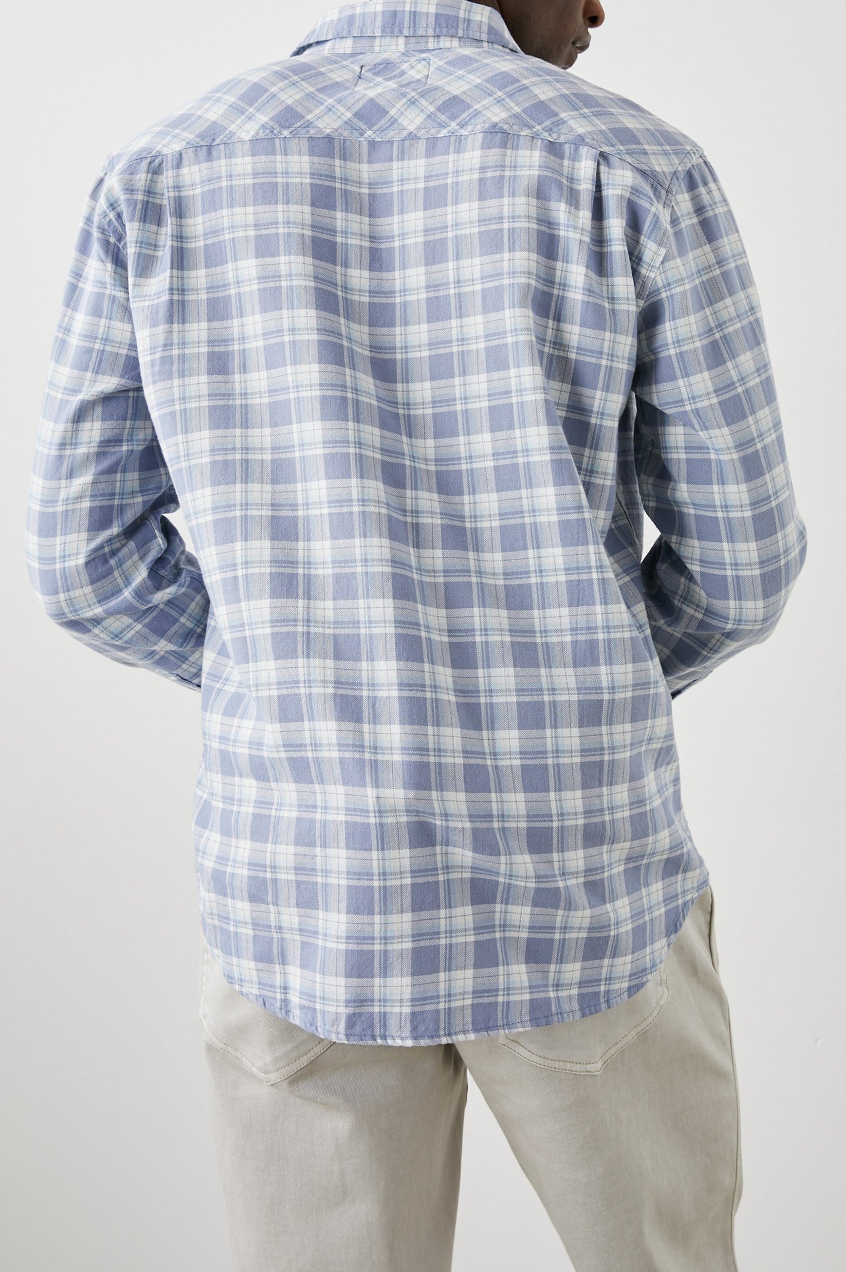 Rails - Men's Wyatt Shirt - Anthrocite Sky Melange - L